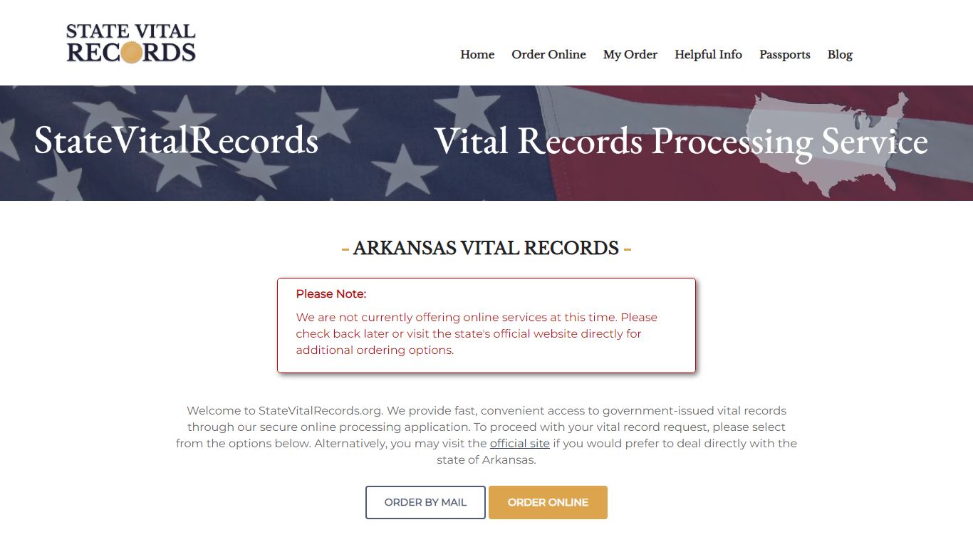 Arkansas Vital Records | StateVitalRecords.org